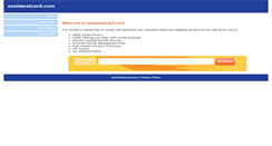 Desktop Screenshot of eastwestcard.com